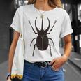 コーカサスオオカブト _昆虫_カブトムシ Tシャツ 彼女への贈り物