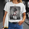 ゴリラ先生 日本の柔道と空手武道 Tシャツ 彼女への贈り物