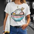 サカバンバスピス フィッシュミーム 和風ラーメン丼 Tシャツ 彼女への贈り物