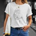 サックスを奏でる猫 ヴィンテージ ジャズ ミュージシャン サクソフォニスト 長袖tシャツ Tシャツ 彼女への贈り物