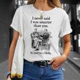 シャーロック・ホームズ I Neveraid I Wasmarter Tシャツ 彼女への贈り物
