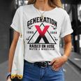 ジェネレーションxはホースウォーターで育ちました 1965 1980 Tシャツ 彼女への贈り物