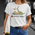 ジュラシック・ワールド Dinosaurs Loose Illust Tシャツ 彼女への贈り物