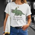 ジュラシック・ワールド Triceratops Loose Illust Tシャツ 彼女への贈り物