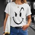 スマイリーシャツ スマイリーフェイス かわいいグラフィック Tシャツ 彼女への贈り物