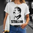 ソビエト指導者ヨシフスターリンシャツソ連共産主義の歴史 Tシャツ 彼女への贈り物