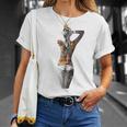 タトゥー レディース アートtシャツ モチーフ セクシータトゥー レディース メンズ Tシャツ 彼女への贈り物