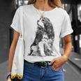 ドッグキャバリアキングチャールズ・スパニエル Tシャツ 彼女への贈り物