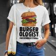 ハンバーガー研究 ハンバーガー 長袖tシャツ Tシャツ 彼女への贈り物