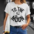ビットコインから月へ、ビットコイン100k、ビットコイン暗号。 Tシャツ 彼女への贈り物