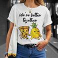 ピザハワイパイナップルピザイートピザ＆パイナップル Tシャツ 彼女への贈り物