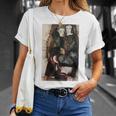 フリンジ付きの毛布の上の二人の女の子 エゴン・シーレ作 1911 長袖tシャツ Tシャツ 彼女への贈り物
