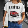 ブリティッシュクラシックスポーツカーズ 有名なラリーミニ Tシャツ 彼女への贈り物
