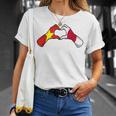 ベトナム日本国旗 ベトナムの日本のハート Tシャツ 彼女への贈り物