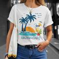 ボラカイ島 ヤシの木 日没 花 フィリピン ビーチ カクテル パラワン島 東南アジア 海鳥 島 贈り物 海 お土産 セブ Tシャツ 彼女への贈り物