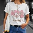 マイメロディ でんわ ライトカラー Tシャツ 彼女への贈り物