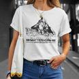 マッターホルン スイス アルプス ツェルマット ハイキング 山 アドベンチャー Tシャツ 彼女への贈り物