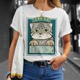 マヌルネコ Pallas's Cat Tシャツ 彼女への贈り物