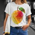 マンゴーフルーツモチーフアートマンゴー Tシャツ 彼女への贈り物