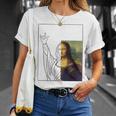 モナリザ 芸術愛好家 芸術好き 古典美術史 Tシャツ 彼女への贈り物