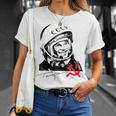 ユーリ・ガガーリン ソ連ロスコスモス コスモノート Tシャツ 彼女への贈り物