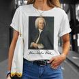 ヨハン・セバスティアン・バッハ 作曲家 クラシック音楽 Bach Composer Classical Music Tシャツ 彼女への贈り物