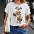 ラブラドールレトリバー 犬用筋肉トレーニング ダンベル付き Tシャツ 彼女への贈り物