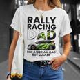 メンズ ラリーレース 父 ファニー ラリーカー レーシング お父さん Tシャツ 彼女への贈り物
