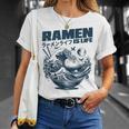 ラーメンは人生、マンガアニメオタクジャパンかわいいラーメン Tシャツ 彼女への贈り物