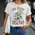 レトロ グルービー Be Kind To Your Planet Earth Day 70年代 80年代 4月 Tシャツ 彼女への贈り物