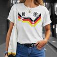 レトロなドイツシャツサッカージャージードイツ Tシャツ 彼女への贈り物