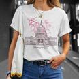 ワシントンdcキャピトルビル桜 Tシャツ 彼女への贈り物