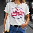 ヴィンテージ ロサンゼルス エンゼルス カリフォルニア レッドテキスト Tシャツ 彼女への贈り物