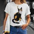 三毛猫ポートレート かわいい三毛猫 三毛猫好き Tシャツ 彼女への贈り物