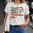北極I Build It Tremendous Pole 面白い トランプ クリスマス Tシャツ 彼女への贈り物