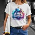 宇宙飛行士宇宙ギフト 科学ギフト 面白い宇宙ゲーマー Tシャツ 彼女への贈り物
