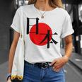 日の丸日本 国旗 ワンポイント Tシャツ 彼女への贈り物