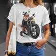 柴犬 いばけん 犬 バイク バイカー Tシャツ 彼女への贈り物