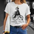 自転車に乗ったベートーベン ルートヴィグバン ベートーベン Tシャツ 彼女への贈り物