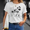 蒸気船ウィリー・ミッキー Tシャツ 彼女への贈り物