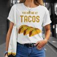 面白いタコス You Had Me At Tacos かわいい 愛らしいタコス フード Tシャツ 彼女への贈り物