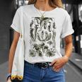 食虫植物 ヴィンテージ サラセニア ボタニカル Tシャツ 彼女への贈り物