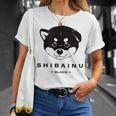 黒柴ちびちゃん かわいい柴犬 Tシャツ 彼女への贈り物