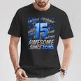 15 Year Old For Boys 15Th Birthday Boy 15 Year Old Boy T-Shirt Personalized Gifts