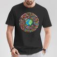 180 Banderas Banderas Del Mundo Mapa Del Mundo Con Banderas Camiseta unisex Regalos divertidos