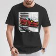 180Sx ドリフト アニマルスタイル クール アニメ イニシャル D レースカー13 Tシャツ 面白い贈り物