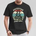 1960年7月27日 65歳の誕生日 65歳 2025年 誕生日 Tシャツ 面白い贈り物
