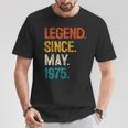 1975年5月からの伝説 50歳の誕生日プレゼント 50歳 Tシャツ 面白い贈り物