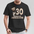 30歳の誕生日 メンズ レディース オリジナル 素晴らしいテディベア Tシャツ 面白い贈り物