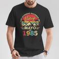 40 Años Cumpleañosintage Nacido En Mayo 1985 Camiseta unisex Regalos divertidos